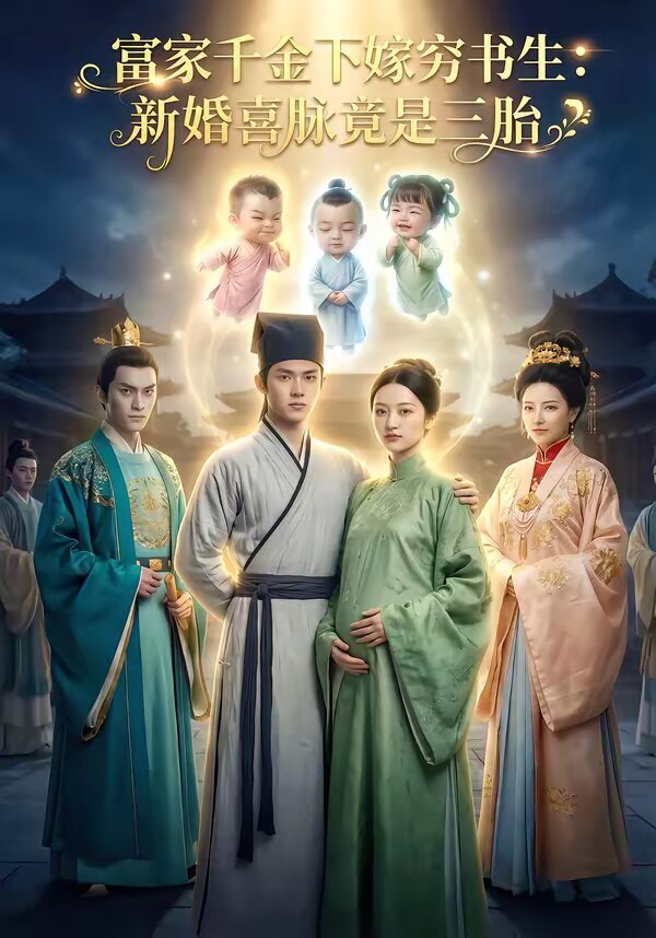 富家千金下嫁穷书生新婚喜脉竟是三胎(全集)